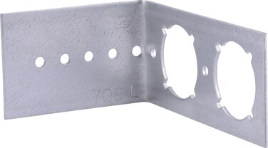 HoldRite PEXRITE 38 Inch to 1 Inch Galvanized Stub Out Bracket for Toilet Installation 709LH