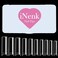 INENK Flattened No C Curve XXL Square Nail Tips Clear Half Cover Tapered Square Straight Nail Tips Flat for Acrylic Nails Salons and DIY with a Box500Pcs 10Sizes