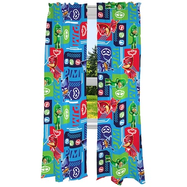 Franco Kids Room Window Curtains Drapes Set 82 in x 84 in PJ Masks