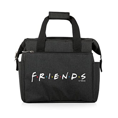 PICNIC TIME Friends On The Go Lunch Bag Soft Cooler Lunch Box Insulated Lunch Bag Warner Bro Friends  Black