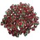 Xeahung 120PCS Acrylic Crystal Beads for Jewelry Making Square Polygon Loose Spacer Charms for Bracelets Earring Necklace Key Rings Adults Beading DIY Art Craft Projects Birthday Gifts Red  Green