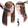 SOPHIRE 100 Real Hair Mannequin Head with 9 Tools and Clamp Hairdressers Practice Training Head and Cosmotology Doll Head for Hairstyling and Braid  Dark Brown