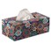 Facial Rectangular Tissue Box Holder for Your Bathroom Office or Vanity with Decorative Floral Design