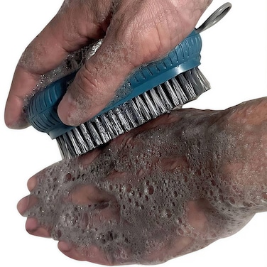 Nail Brush for Cleaning Fingernails 1Pack Heavy Duty Nail Brushes Remove Dirt and Paint Fingernail Brush Deep Cleaning Mechanical Nail Scrub Brush