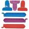 Handy Housewares 6 Piece MultiPurpose Bag Clips Set Includes 3 Mini 15 Wide Chip Clips and 3 BreadSnack 4 Wide Bag Sealing Clips 1 Set