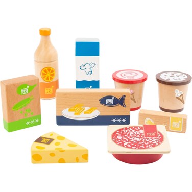 Small Foot Wooden Toys Cold and Frozen fresh Products Play Set designed for children ages 3 years