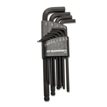 GEARWRENCH 13 Piece Long Ball End SAE Hex Key Set  83524
