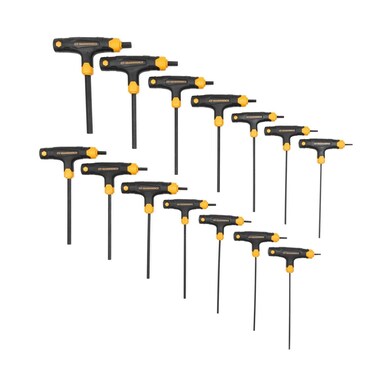GEARWRENCH 14 Piece SAEMetric THandle Hex Key Set  83514