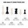 HAS Travel Chess Set for Kids Adults Wooden Checkers Board Game with ABS Pieces and Chessmen Storage Bag  Great Travel Chess Set Strategy Game