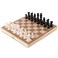 HAS Travel Chess Set for Kids Adults Wooden Checkers Board Game with ABS Pieces and Chessmen Storage Bag  Great Travel Chess Set Strategy Game
