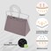 DGAZ Purse Pillow Shaper InsertLuxury Handbag Tote Shapers Memory Foam Fits Birkin 25303540 Bag Konjac Purple BK25