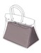 DGAZ Purse Pillow Shaper InsertLuxury Handbag Tote Shapers Memory Foam Fits Birkin 25303540 Bag Konjac Purple BK25