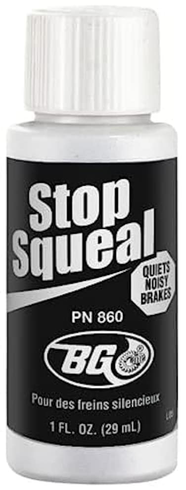 BG0002698761 BG Stop Squeal 1fl oz  Disc Brake Quiet  Pad AntiSqueal  Reduces Brake Noise and Grinding  Quiets Noisy Brakes PN 860 1 Ounces