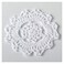 TCC Handmade Crochet Lace Doily 100 Cotton White 4 Round 12 Pieces 12