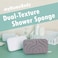myHomeBody DualTexture Shower Sponge Exfoliating Sponge Bath Sponge for Women Body Scrubber Body Exfoliator Body Sponge Loofah Sponge for Men Exfoliating Sponge1pc