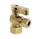 Kingston Brass KF4310BB Baseline 12 FIP x 38 OD Comp Angle Stop Valve Brushed Brass