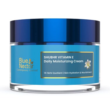 Blue Nectar Moisturizer Face Cream for Women with Plant Based VItamin E Cream  Wrinkle Cream for Face with Almond Oil Natural Dry Skin Face Moisturizer 14 Herbs 17 Oz