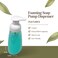Clear Plastic Foaming Bathroom Countertop Soap Dispensers Foaming Pump Bottles Refillable Plastic Container for Liquid Soap Compatible with Dr Bronners Pure Castile Soap 250ml 85 oz  3 Pack