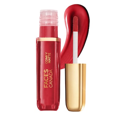 FACES CANADA Comfy Matte Lip Color  10Hr Long Stay with Comfort  Almond Oil  On My Way 01 3ml