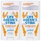 Natural Organic Sensitive Skin Deodorant Stick with Amber and Sage Coconut Oil and Activated Charcoal Aluminum Free Deodorant by Stinkbug Naturals 21 Ounce Pack of 2