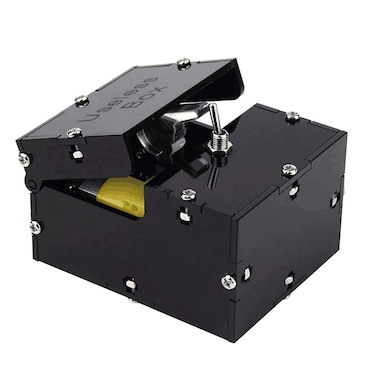 KINMINGZHU Fully Asembled Mini Edition Useless Box for Birthday and Party Gift Toy Game BlackMini