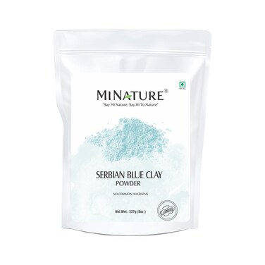 SerbianCambrian Blue Clay Powder by mi nature  227g8 oz  Blue Clay  Oldest Clay Facial masksFace and body exfoliantHair treatment to soften and restore hair follicles