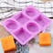 ionEgg Rectangle and Oval Silicone Soap Mold With Leaf Patterns Pack of 2