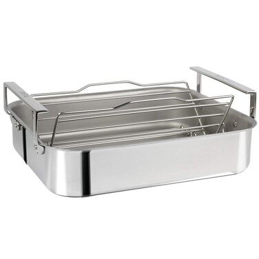 Cristel 1810 Stainless Steel 3ply Roaster with Roasting Rack