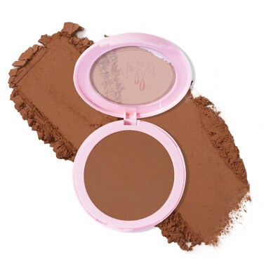Mally Beauty Soft as Silk Powder Foundation  Deep  Buildable Light to Medium Coverage  Lightweight Matte Finish