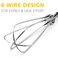Anaeat Mini Wire Whisks Set of 2 Portable Stainless Steel Kitchen Tiny Whisk  Egg Beater with Thick Wire  Sturdy Small Mixing Balloon for Cooking Blending Whiping Beating and Stirring 5  7