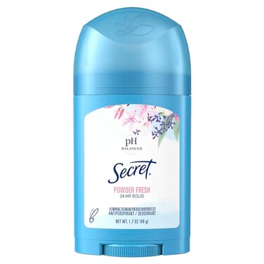 Secret AntiPerspirant Deodorant Wide Solid Powder Fresh 17 Ounce Pack of 3
