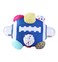 The Season Toys Football Bumpy Ball for Baby Cognitive Developmental Baby Boys  Girls  Newborn to 36 Months Sensory Football Rattle Toy Blue