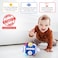 The Season Toys Football Bumpy Ball for Baby Cognitive Developmental Baby Boys  Girls  Newborn to 36 Months Sensory Football Rattle Toy Blue