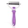 POODLIE Pet Grooming Dematter and Shedding Comb Tool TwinBlade Undercoat Rake for Cats and Dogs with Medium and Long Hair Gentle on Pets with Sensitive Skin Comfortable to Use Ergonomic Handles