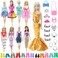 BJDBUS Winter Turtleneck Sweater Clothes for 115 inch Girl Doll Accessories Light Apricot