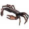 Animal Statue Tea Pot Holder Stand Innovative Crab Shape Copper Sculpture Ornament for Home Office Coffee Bar Decoration
