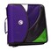 Caseit The Dual 20 Zipper Binder Backpack  Two 2 Inch DRings  5 Subject File Folder  Multiple Pockets  800 Sheet Capacity  Comes with Shoulder and Backpack Straps  Purple Dual301BB