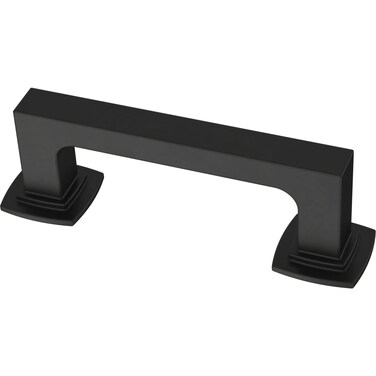 Franklin Brass Parow 10Pack Cabinet Handles 3 Hole to Hole Matte Black Kitchen Cabinet Pulls Drawer Handles Cabinet Hardware Dresser Drawer Pulls P41769KFBKT