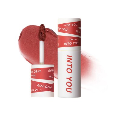 INTO YOU Matte Lipstick for Women Matte Red Lipstick Long Lasting MultiPurpose for Lips and Cheek NonStick Cup Not Fade Lip Stain Makeup Cosmetics Official Directly EM20