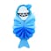 Cute Shark Kids Bath Loofahs Balls for Baby Girls Boys Mesh Shower Ball Pouf Exfoliating Bath Sponge Body Cleaner Bath Accessories Blue Shark