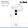 KRAUS Kitchen Soap and Lotion Dispenser in Matte Black KSD31MB