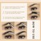 Waterproof Eyebrow Gel for Long Lasting Highly Tinted Liquid Eye Brow Makeup Sweatproof Natural Blonde