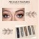 Waterproof Eyebrow Gel for Long Lasting Highly Tinted Liquid Eye Brow Makeup Sweatproof Natural Blonde