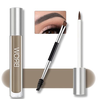 Waterproof Eyebrow Gel for Long Lasting Highly Tinted Liquid Eye Brow Makeup Sweatproof Natural Blonde
