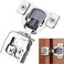 DecoBasics 50 Pack 114 Overlay Soft Close Cabinet Hinges for Kitchen Cabinets Satin Nickel Self Closing Kitchen Cabinet Hinges Concealed with Builtin Soft Close Hinges Damper 3 Way Adjustability
