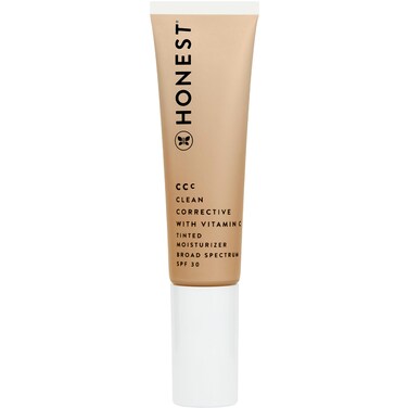 Honest Beauty CCC Clean Corrective with Vitamin C Tinted Moisturizer  Mineral SPF 30  Vegan  Cruelty Free  Tundra Fair 1 fl oz