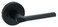 Kwikset 730LSLRDT514 Lisbon Lever with Round Rose Privacy Door Lock with 6AL Latch and RCS Strike Iron Black Finish