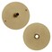 NUSET 8 x 21713 Door Hole Cover Steel Plate Brass Finishing 8 Pack