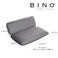 BINO NonSlip Cushioned Bath Pillow with Suction Cups Silver  Spa Pillow Bath Pillows for Tub Neck and Back Support Bathtub Pillow Bath Pillows for Tub Bath Accessories Set Bath Tub Pillow Rest