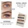 Waterproof Eyebrow Gel for Long Lasting Highly Tinted Liquid Eye Brow Makeup Sweatproof Natural Brunette